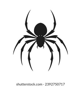 Cobweb Vector isolated on a White background, Spider and web silhouette