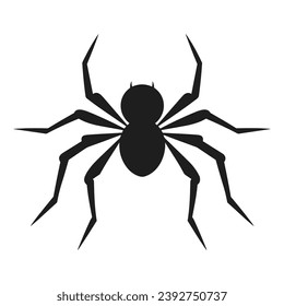 Cobweb Vector isolated on a White background, Spider and web silhouette