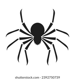 Cobweb Vector isolated on a White background, Spider and web silhouette