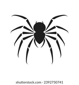 Cobweb Vector isolated on a White background, Spider and web silhouette