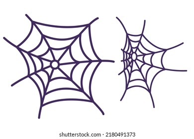 Cobwebs. Small set of two cobwebs.