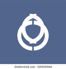 coc initial geometric logo