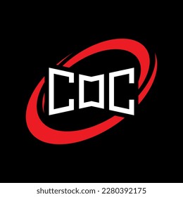 coc LOGO , coc LETTER LOGO, coc LETTER LOGO, ABSTRACT LOGO, MINIMAL , BRAND,  NEW