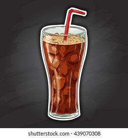 Coca cola color picture sticker