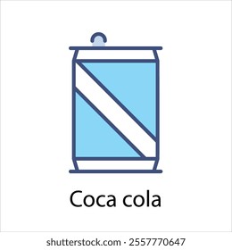 Coca cola vector icon stock illustration