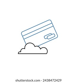 cocaine concept line icon. Simple element illustration. cocaine concept outline symbol design.