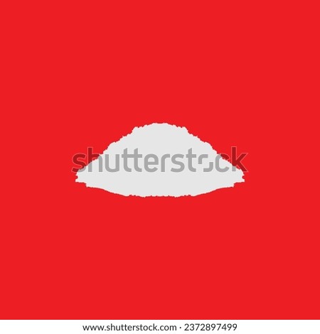 Cocaine icon. Simple style stop narcotic poster background symbol. Cocaine brand logo design element. Cocaine t-shirt printing. Vector for sticker.