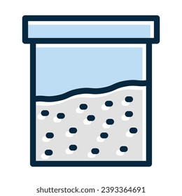 Cocaine Vector Thick Line Filled Dark Colors Icons For Personal And Commercial Use.
