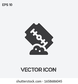 Cocaine,drug Vector Icon Illustration. Ui/Ux. Premium Quality.