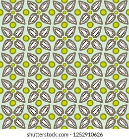 Cocao Bean Seamless Pattern