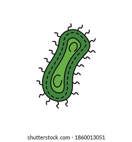 coccus bacteria education line icon. element of bacterium virus illustration icons. signs symbols can be used for web logo mobile app UI UX