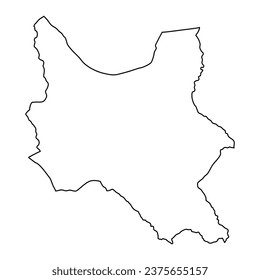 Cochabamba Department map, administrative division of Bolivia.