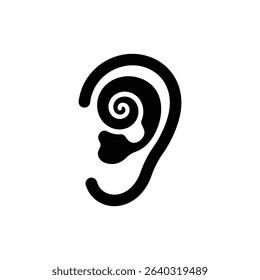 Cochlea Snail Shape Inner Ear Anatomy Medical Science Diagram