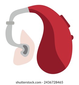 cochlear implant isolated device illustration