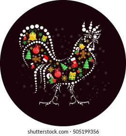 cock black round