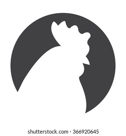 Cock icon. 