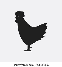 Cock icon illustration isolated vector sign symbol