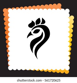 Cock  icon. Vector design.