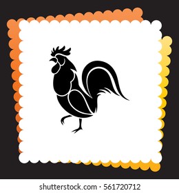 Cock  icon. Vector design.
