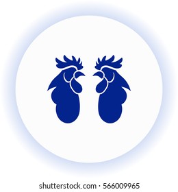 Cock  icon. Vector design.