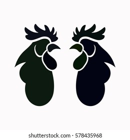 Cock  icon. Vector design.