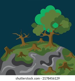 cock logging vector design for poster editing and more
