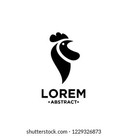 cock rooster logo icon designs vector