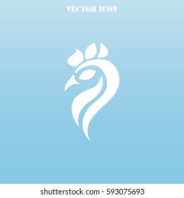Cock vector  icon.