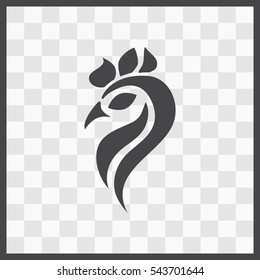 Cock vector icon. Isolated illustration. Business picture.
