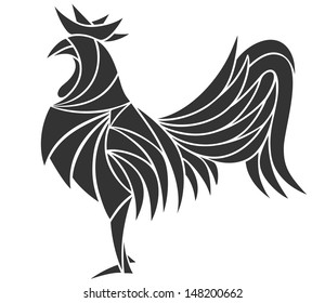 Cock. Vector Illustration