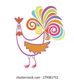 Cock vector illustration