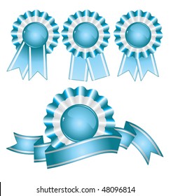 cockade and ribbon
