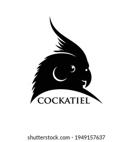 Cockatiel parrot - isolated vector illustration