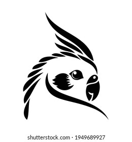 Cockatiel Parrot - Isolated Vector Illustration