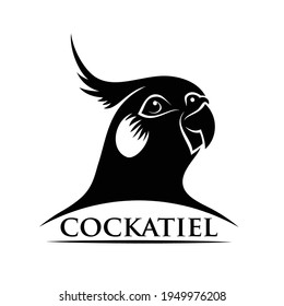 Cockatiel-Papagei - einzelne Vektorgrafik