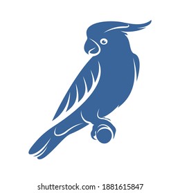 Cockatoo Bird design vector illustration, Creative Parrot Bird logo design concepts template, icon symbol