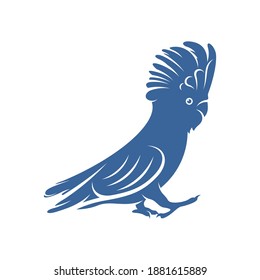 Cockatoo Bird design vector illustration, Creative Parrot Bird logo design concepts template, icon symbol