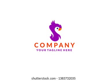 cockatoo bird logo icon vector