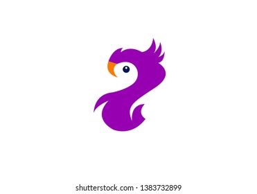 cockatoo bird logo icon vector