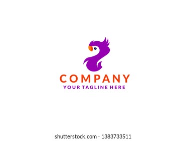 cockatoo bird logo icon vector