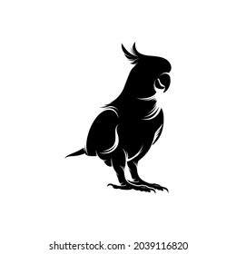 Cockatoo bird logo template design