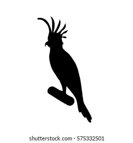 cockatoo parrot vector silhouette 