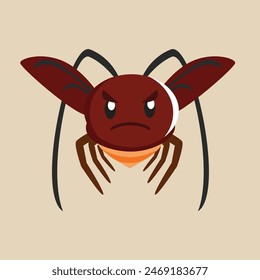 Cockcroach vector with detailed illustration of light and shadow