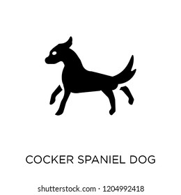 Cocker Spaniel dog icon. Cocker Spaniel dog symbol design from Dogs collection. Simple element vector illustration on white background.