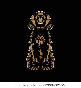 
Cocker Spaniel Silhouette Vector, Retro Logo, Vintage, dog Head, Minimalism, dog Art, Outdoor Logo, Dog illustration, Hunting