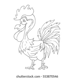 Cockerel. Symbol 2017.