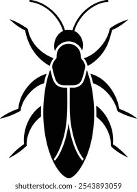 cockroach animal logo icon vector illustration