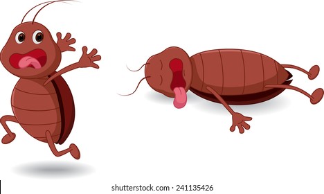 Cockroach Cartoon Expression