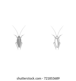 Cockroach icon .