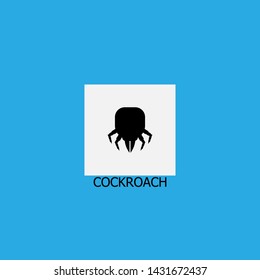 cockroach icon sign signifier vector